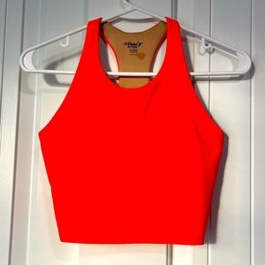 Old navy orange cropped girls sport tank